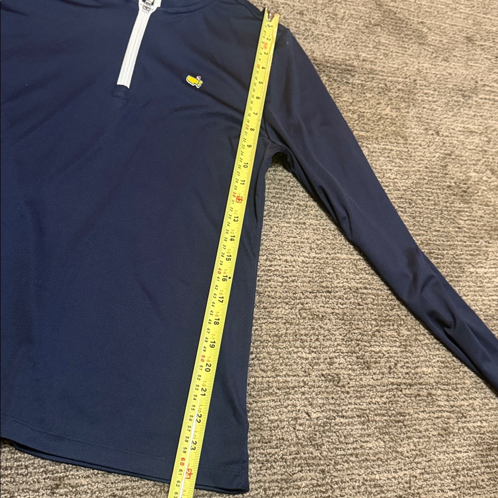 Masters Navy half zip Pullover with Embroidered L… - image 9